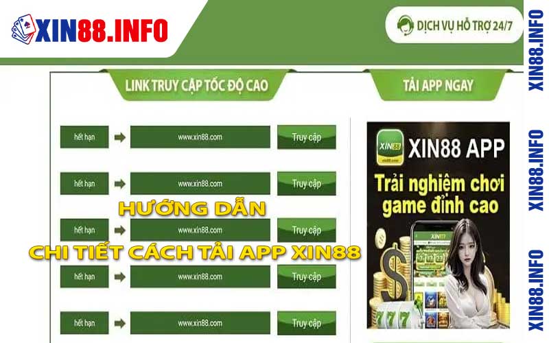 Hướng dẫn chi tiết cách tải app Xin88